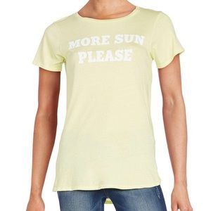 ☀️ Wildfox More Sun Please graphic T-shirt ☀️